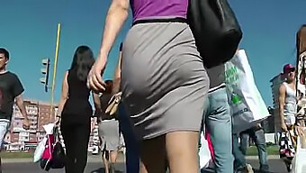 Busty Pawg Walks Down The Street And Shakes Her Big Ass In Public