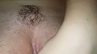 18-Year-Old German Girl'S Hairy Pussy Gets Stimulated With Vibrators