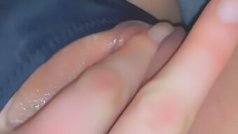 French Teen'S Tight Pussy Fingering Leads To Creamy Finish