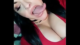 Hot Latina Teen Shows Off Her Long Tit And Mouth