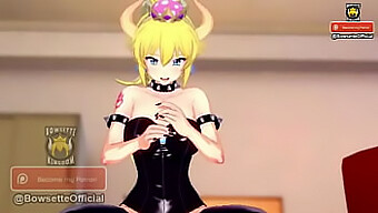 Roleplay With Bowsette'S Virtual Girlfriend: A Hentai Handjob Experience