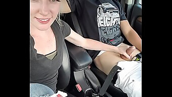 Public Blowjob And Handjob Lead To A Hot Cumshot