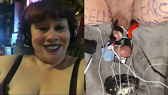 Femdom Mistress Smothers Her Slave With Electric Shock