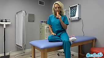 Blonde Milf Sydney Hail Pleasures Herself With A Vibrator At Work