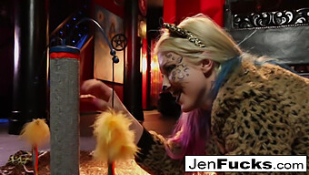 Jenevieve Hexxx Gives A Milky Enema To A Big Natural Tits Cat