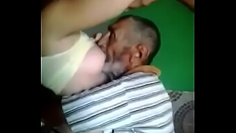 Grandpa And Young Babe Enjoy Hot And Heavy Sex