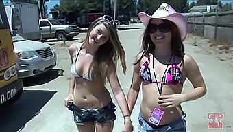 Wild And Sexy - Two Young And Hot Lesbians In An Enchanted Group Fun