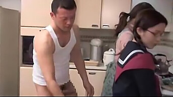 Japanese Schoolgirl With Glasses Gets Penetrated By Her Stepbrother