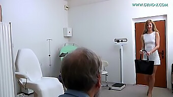 Barbra, A Young College Student, Visits Her Gynecologist For Anal Treatment