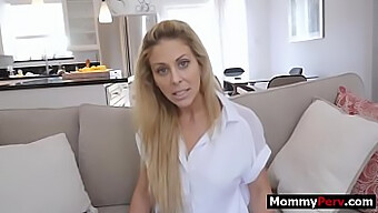 Boobby Blonde Stepmom Gets Pounded By Her Stepson'S Friend