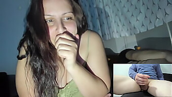 Husband Caught His Wife Watching A Guy Stroke On Webcam