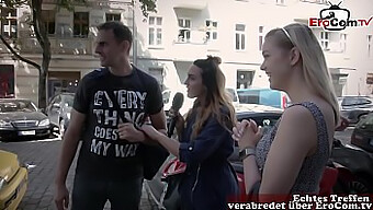 German Teen Gets Her First Taste Of Public Sex In Hd Video