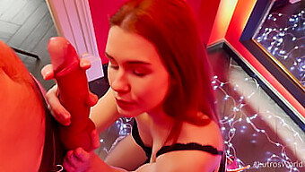 18-Year-Old Instagram Model Kaira Love Gives A Pov Blowjob In Homemade Video