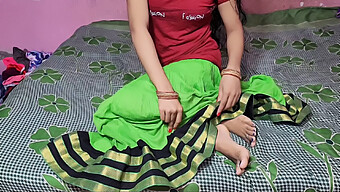 Ghagra-Clad Maid Seduces Her Employer'S Friend In The House