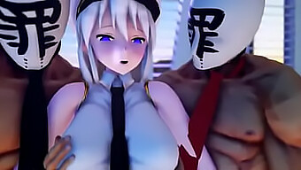 Mamada Anime Y Corrida Con Una Gran Polla Mmd