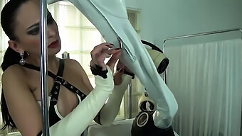 Breathplay By A German Femdom In High Heels And Latex