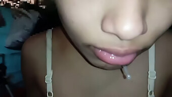 Asian Teen Swallows Cum While Masturbating