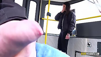 Amateur Babe Stacy Sommers Gives A Blowjob On The Tram