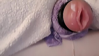 A Solo Guy'S Satisfying End With A Cumshot On His Fleshlight