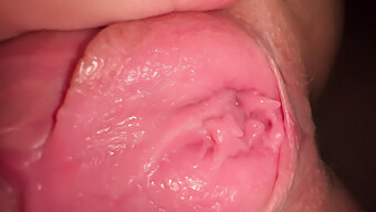 Intense Close-Up Of A Young Girl'S Tight Pussy Fingering Session